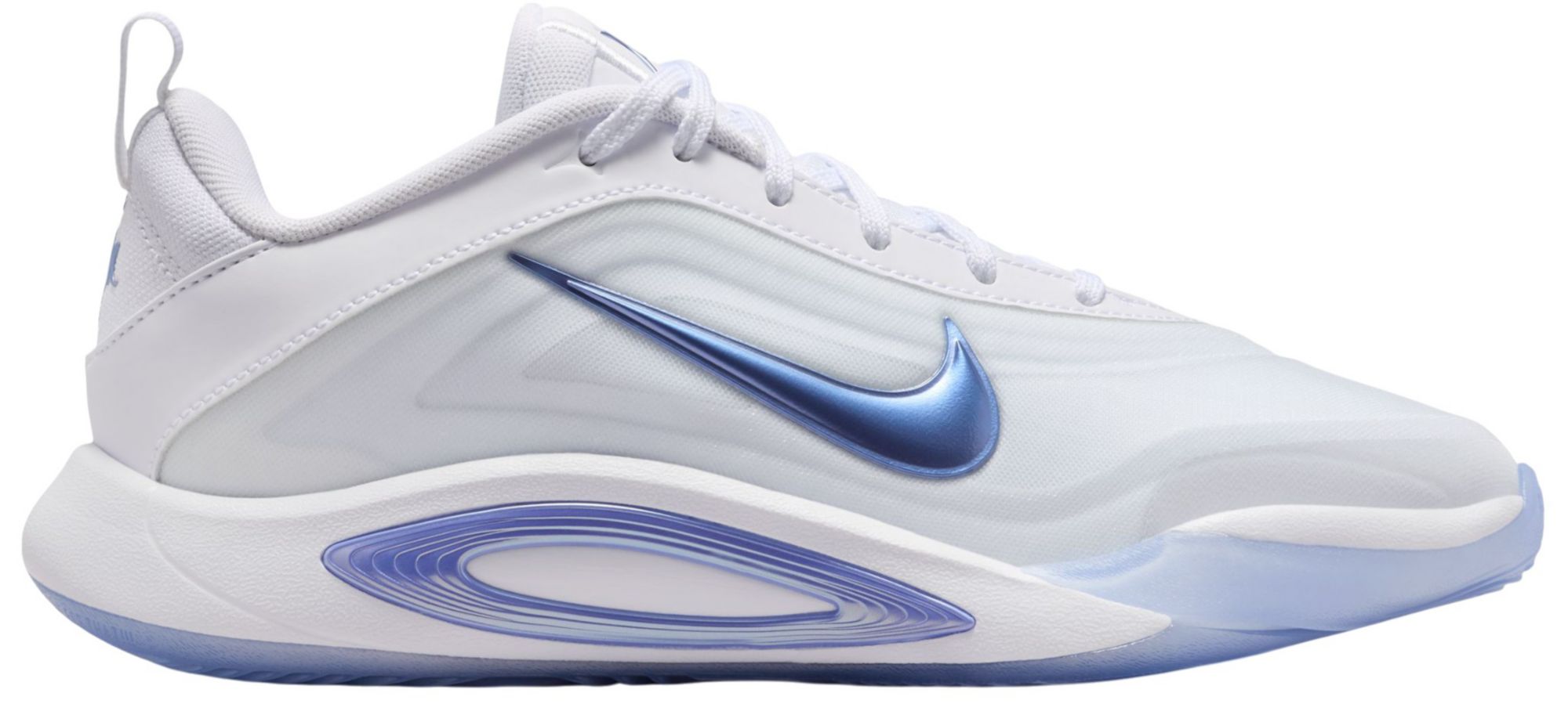 Nike Kids' Grade School A'One 'Blue Ice' Basketball Shoes product image