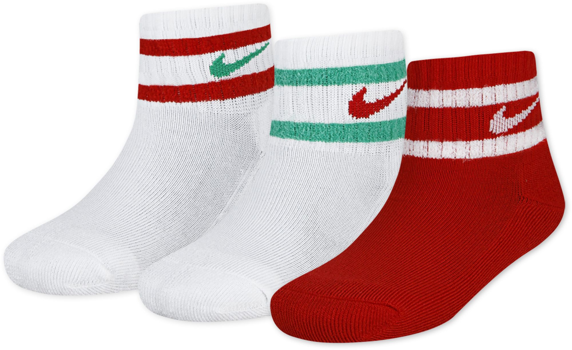 Nike Youth Feather Stripe Ankle Socks - 3 Pack product image