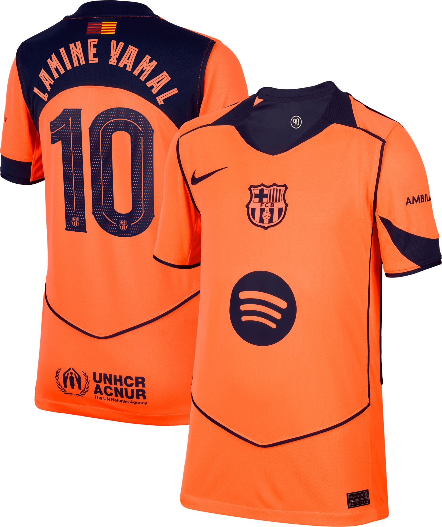Nike Youth FC Barcelona Lamine Yamal #10 2025-26 Third Replica Jersey product image