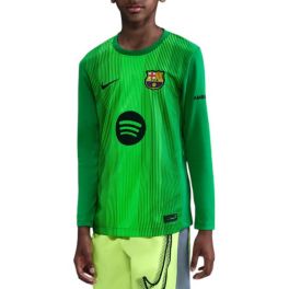 Nike Youth FC Barcelona 2025-26 Home Long Sleeve Goalkeeper
