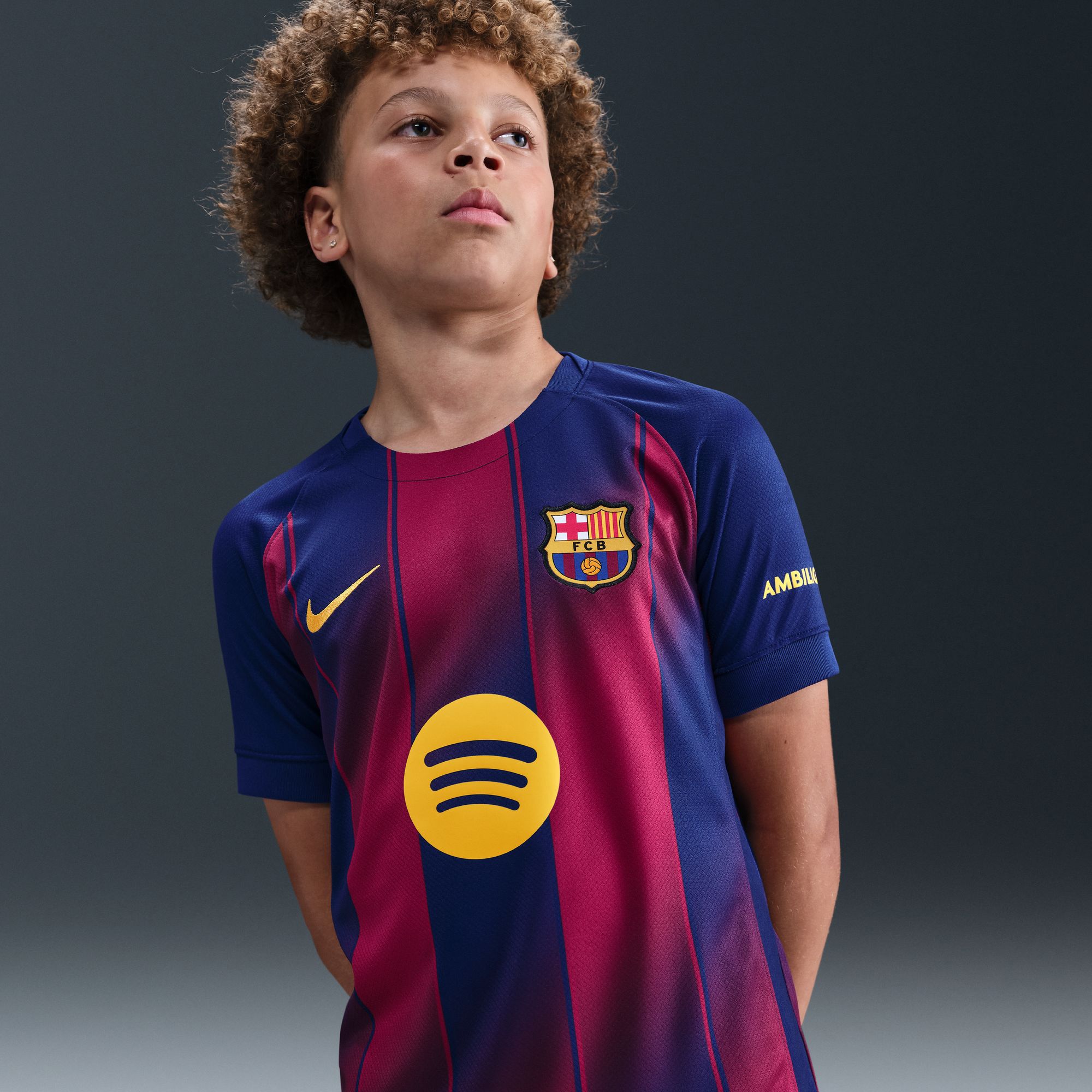 Nike Youth FC Barcelona 2025-26 Home Replica Jersey product image