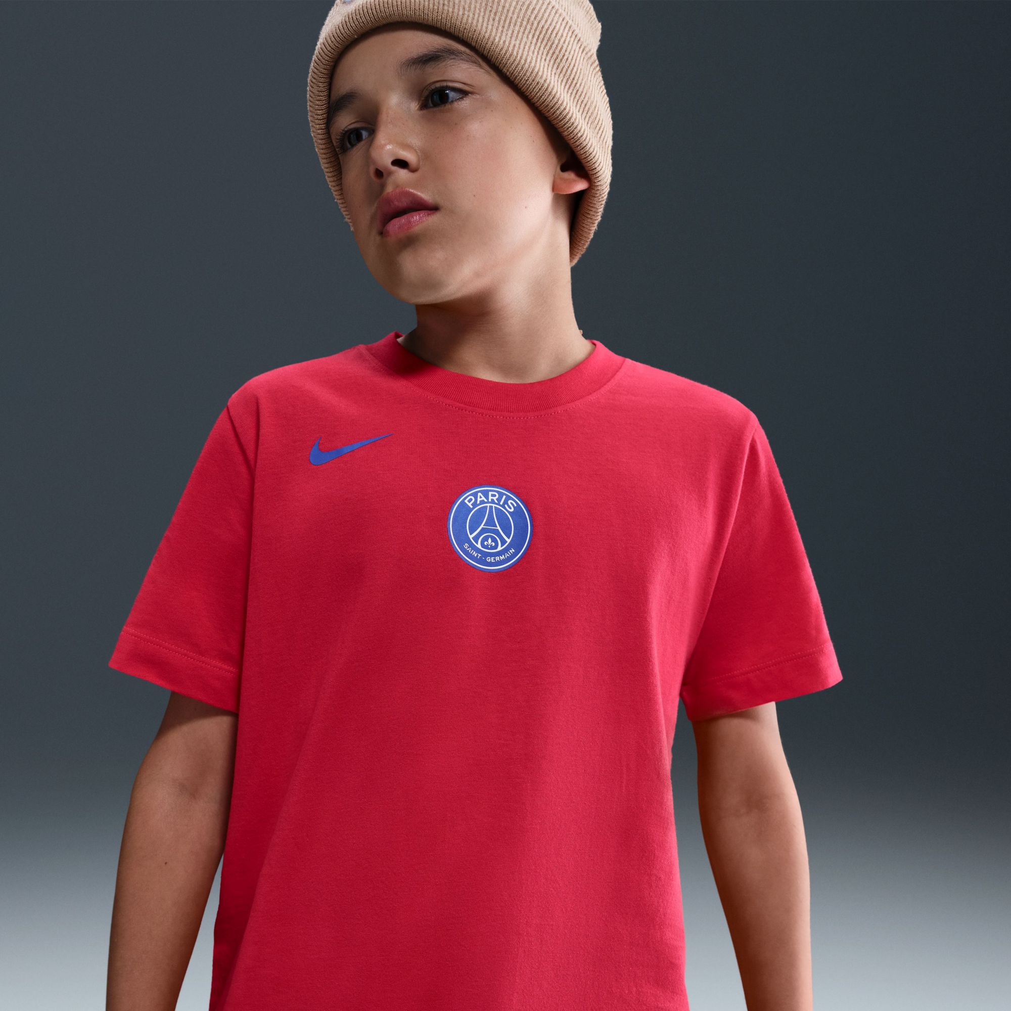 Nike Youth Paris Saint-Germain 2025 Red Third T90 Remix T-Shirt product image