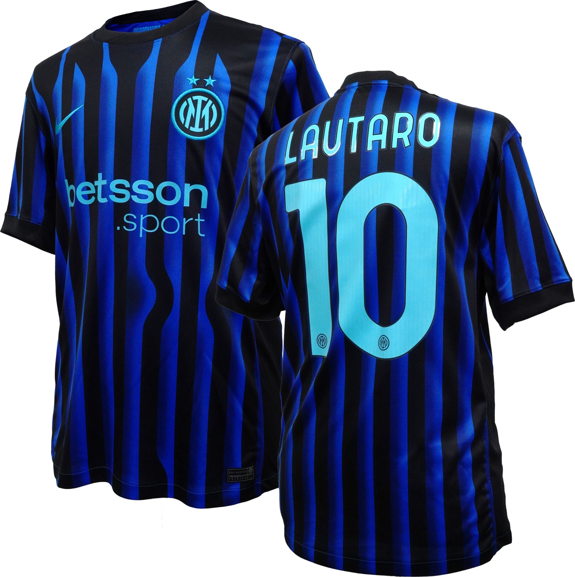 Nike Youth Inter Milan Lautaro Martínez #10 2025-26 Home Replica Jersey product image