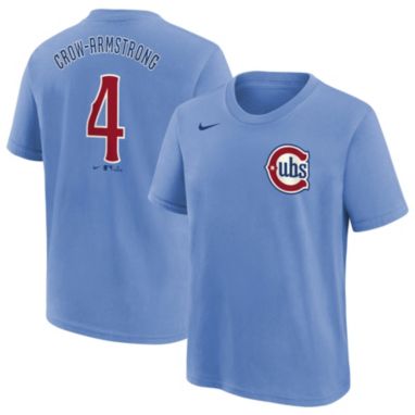 sorry, Nike Youth Chicago Cubs Pete Crow Armstrong # Blue T-Shirt is currently out of stock