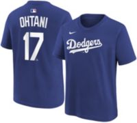 Nike Youth Los Angeles Dodgers Shohei Ohtani #17 Blue Home T-Shirt