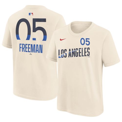 Nike Youth Los Angeles Dodgers Mookie Betts #50 Home Baseline T