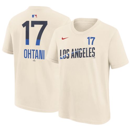 MLB Team Apparel Youth Brooklyn Dodgers Shohei Ohtani #17 Triple