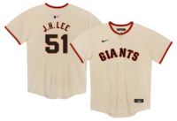 J.H. LEE ユニフォーム 51 GIANTS グレーSサイズ Jung Hoo Lee YOUTH SAN FRANCISCO Giants Official MLB jersey gray