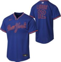 Nike Youth New York Mets Blue Francisco Lindor #12 Alternate