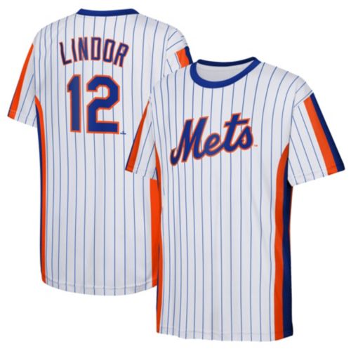 Nike Youth New York Mets Francisco Lindor #12 Blue Home T-Shirt