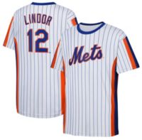 Nike Youth New York Mets Team Color Francisco Lindor #12 Triple