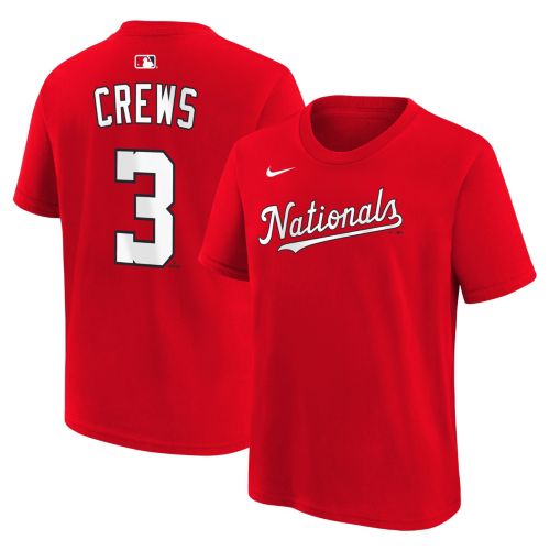 Nike Youth Washington Nationals CJ Abrams #5 Red Home T-Shirt