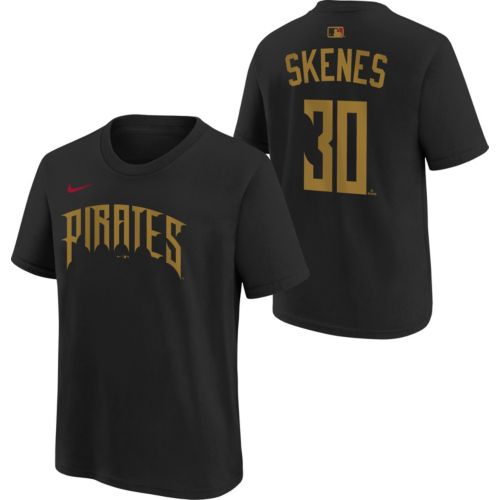 Nike Little Kids' Pittsburgh Pirates Konnor Griffin #6 Home Black