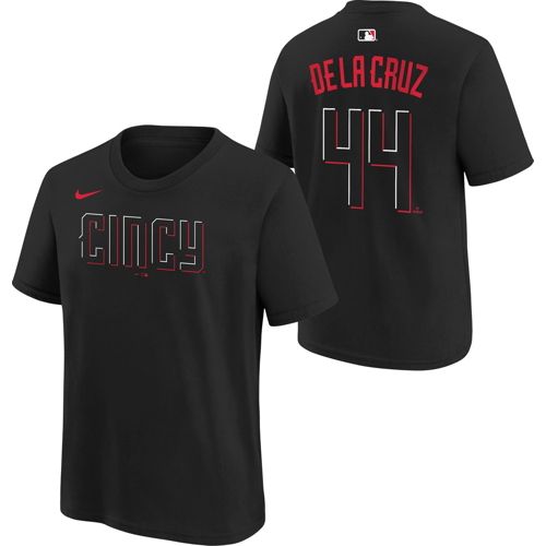 Nike Youth Cincinnati Reds Black Elly De La Cruz #44 Alternate