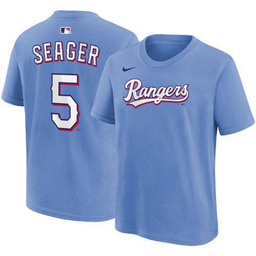Nike Youth Texas Rangers Corey Seager #5 Blue Alternate Replica