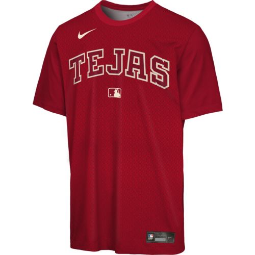 MLB Team Apparel Youth Texas Rangers 2026 City Connect Cotton