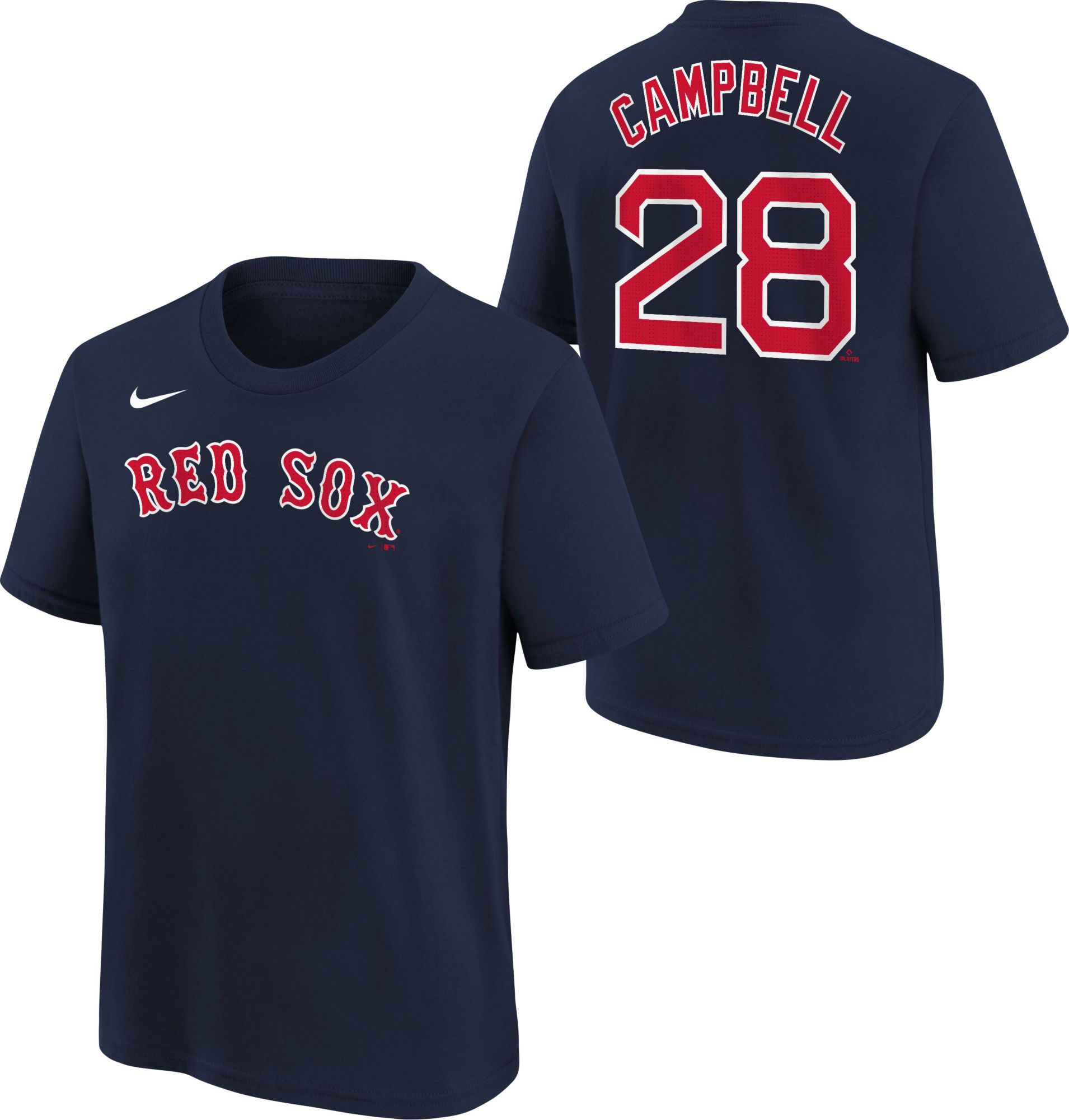Nike Youth Boston Red Sox Kristian Campbell #28 Navy Primary T-Shirt product image