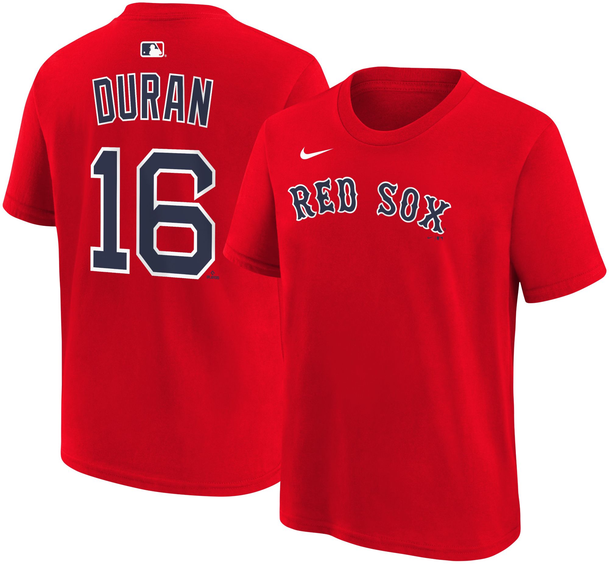 Nike Youth Boston Red Sox Jarren Duran #16 Red Home T-Shirt