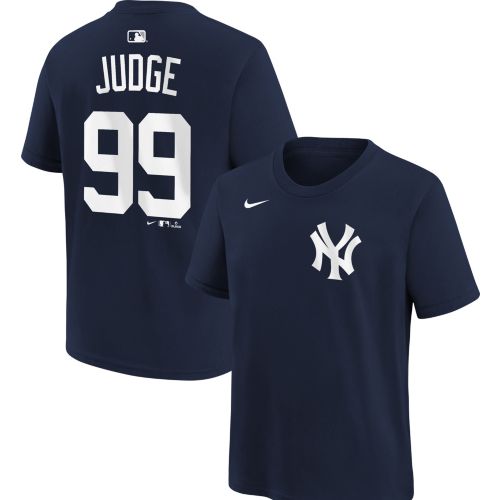 Nike Youth New York Yankees Aaron Judge #99 Blue Baseline
