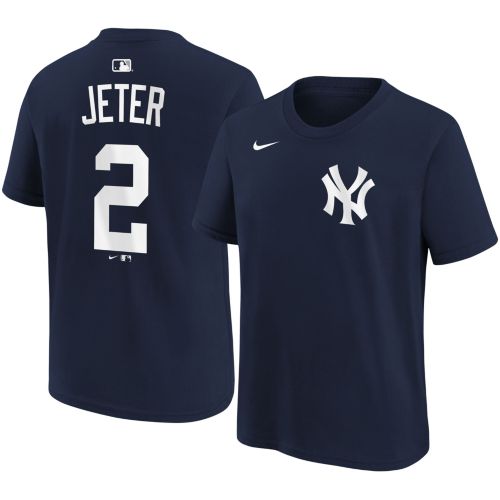 Nike Youth New York Yankees Blue Derek Jeter #2 Alternate Baseline