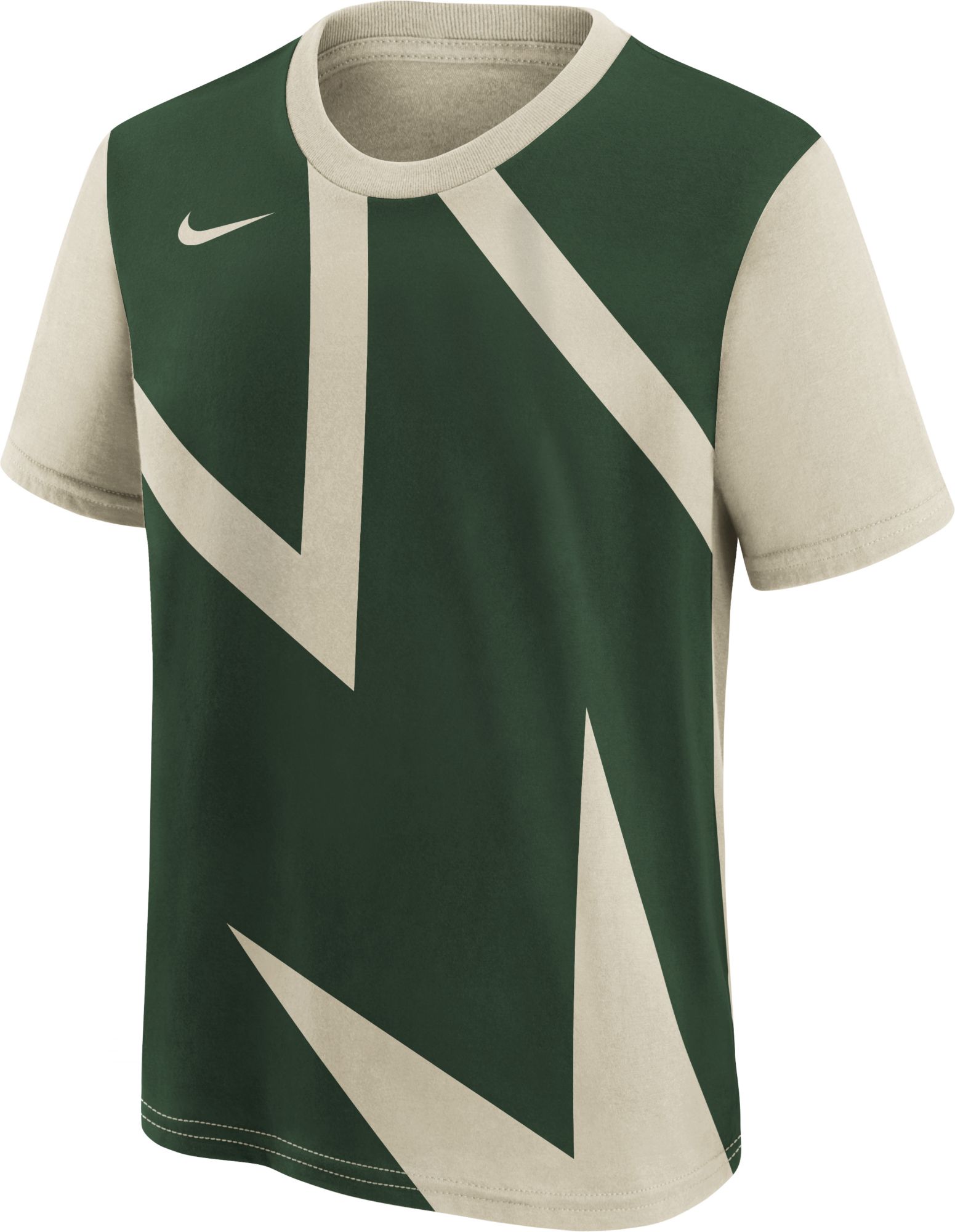 Nike Youth 2025-26 City Edition Milwaukee Bucks Big Logo M90 T-Shirt product image