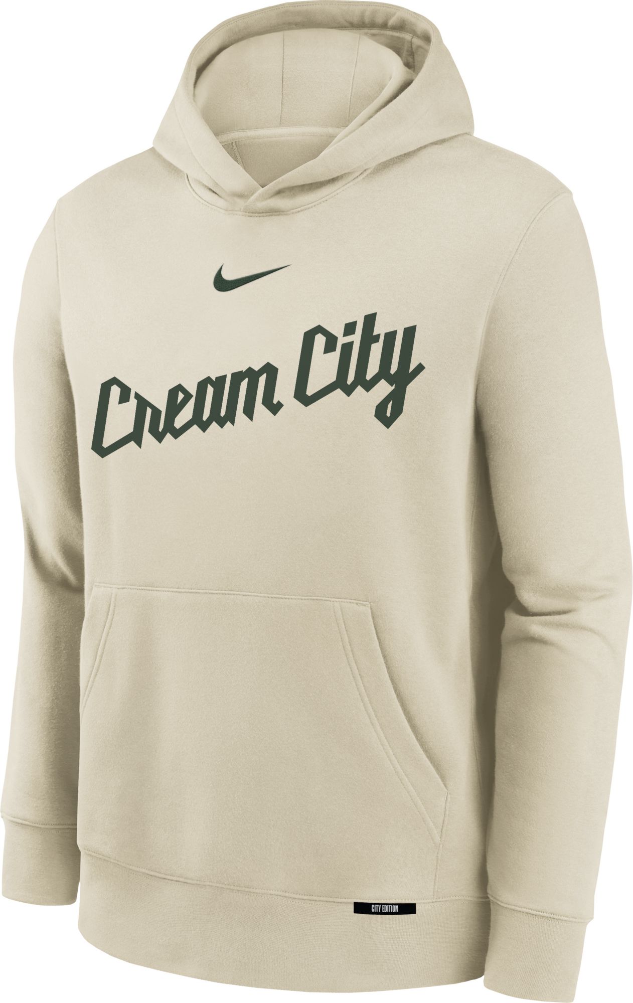 Nike Youth 2025-26 City Edition Milwaukee Bucks Club Wordmark Hoodie product image