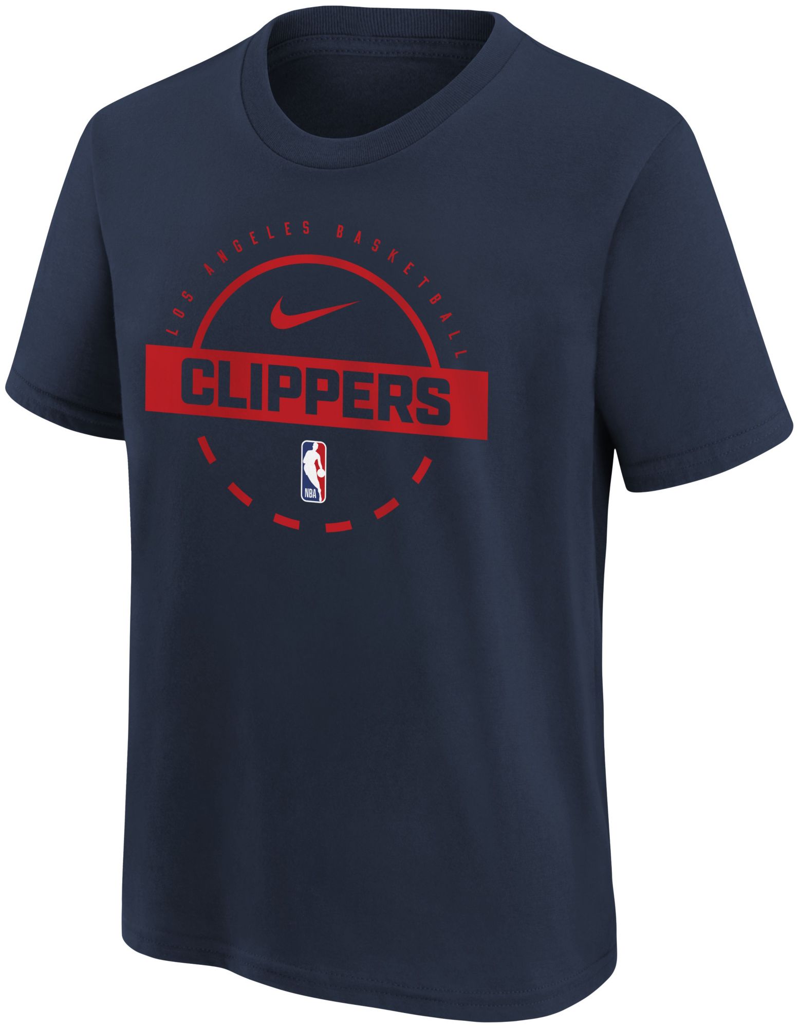 Nike Youth Los Angeles Clippers Navy On Court Practice Long Sleeve T-Shirt product image