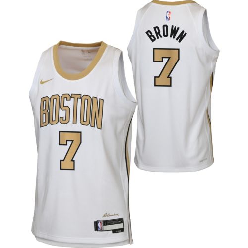 ウェア JAYLEN BROWN swingman 7 uniform Nike Youth 2024-25 City Edition Boston Celtics Jaylen Brown #7