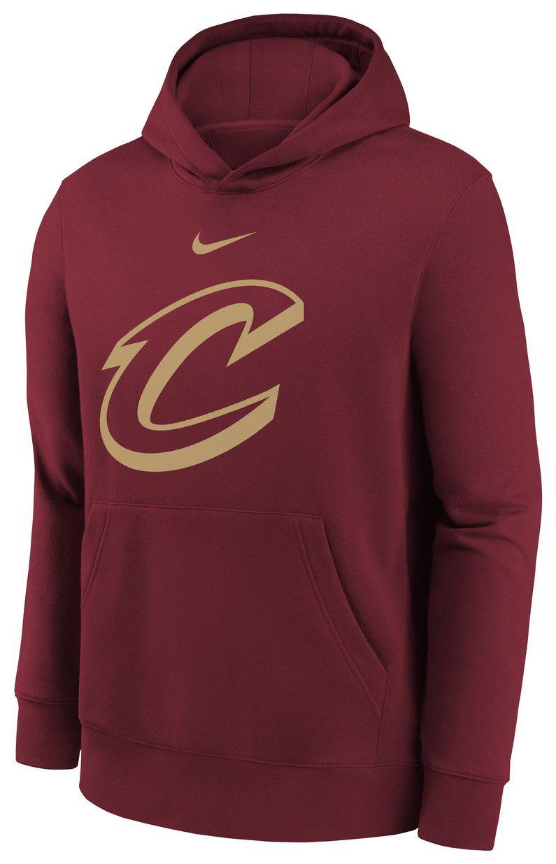 Nike Youth Cleveland Cavaliers Red Club Logo Fleece Pullover Hoodie product image