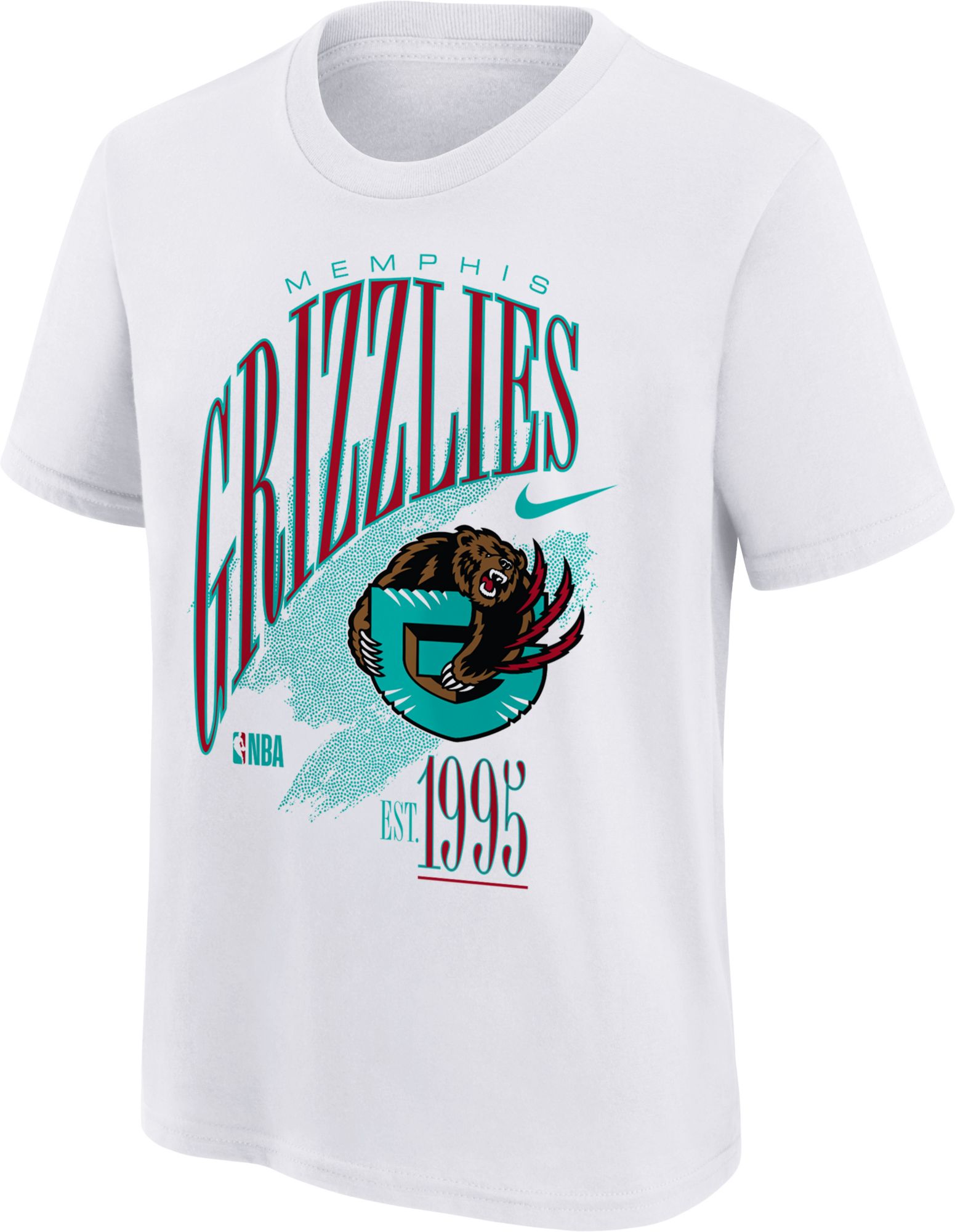 Nike Youth Memphis Grizzlies White Hardwood Classics Champs T-Shirt product image