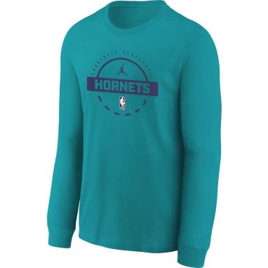 sorry, Nike Youth Charlotte Hornets Teal On Court Practice Long Sleeve T-Shirt is currently out of stock