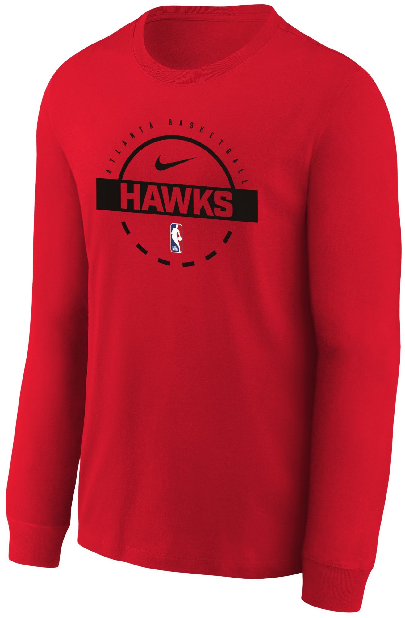 Nike Youth Atlanta Hawks Red On Court Practice Long Sleeve T-Shirt product image