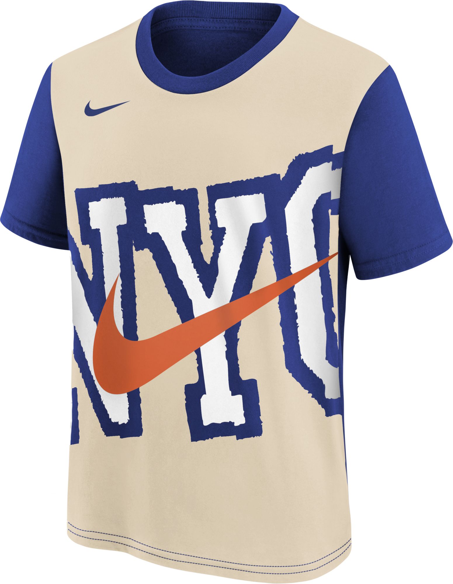 Nike Youth 2025-26 City Edition New York Knicks Big Logo M90 T-Shirt product image