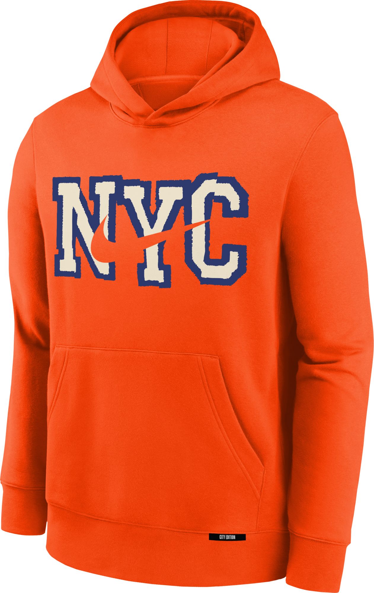 Nike Youth 2025-26 City Edition New York Knicks Club Logo Hoodie product image