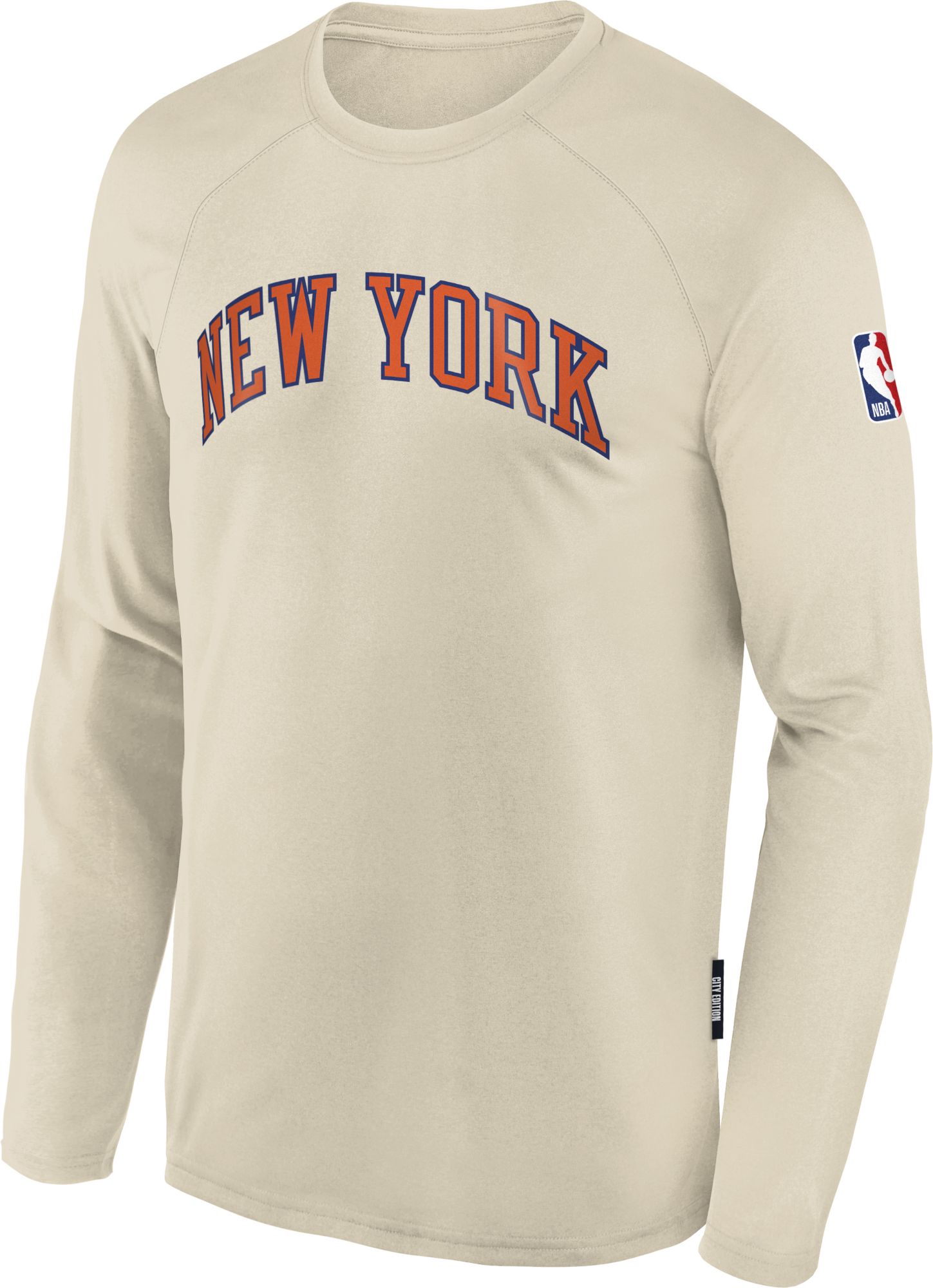 Nike Youth 2025-26 City Edition New York Knicks On Court Pregame Long Sleeve Shirt product image