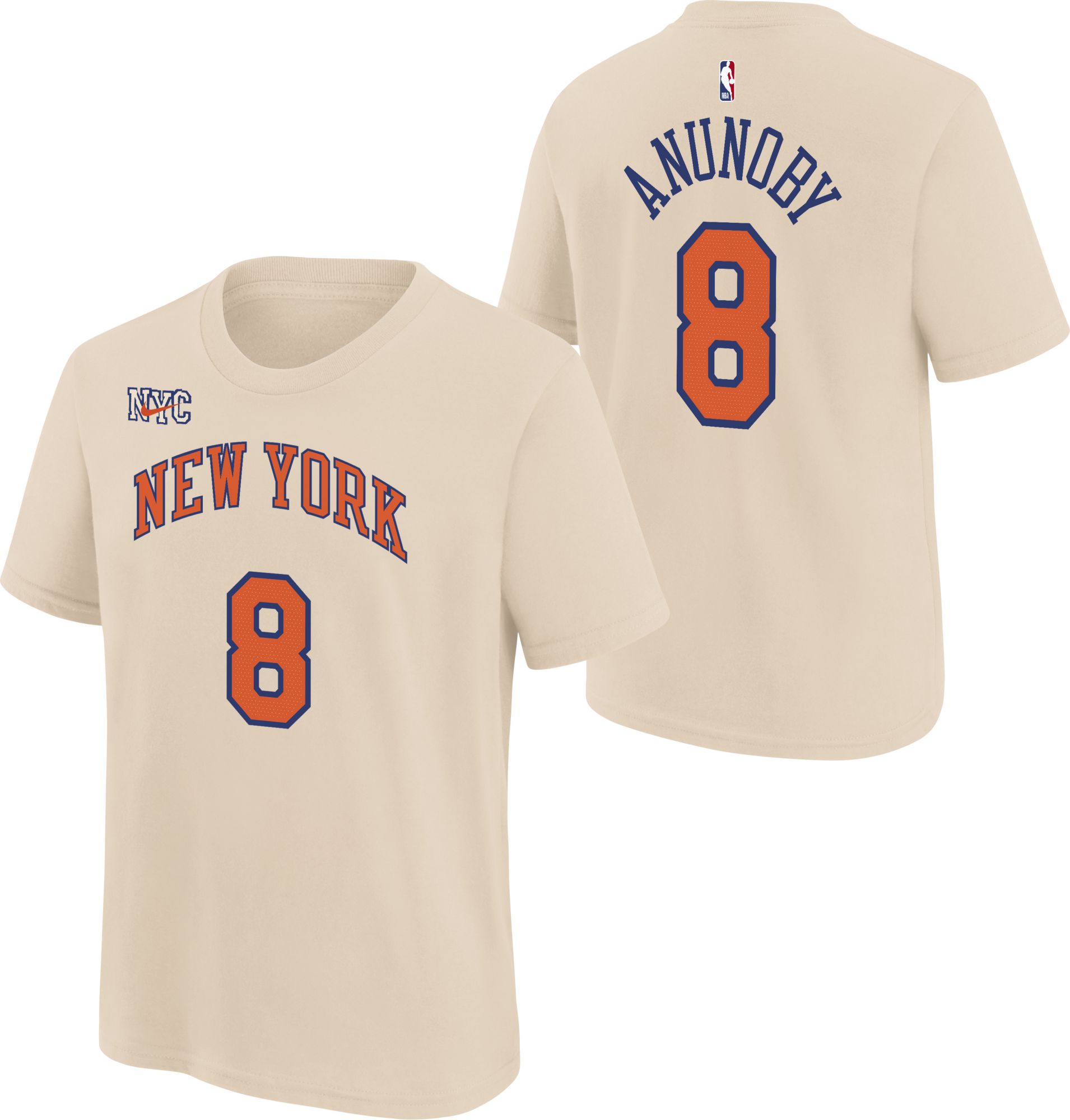 Nike Youth 2025-26 City Edition New York Knicks OG Anunoby #8 T-Shirt product image