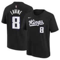 Nike Youth Sacramento Kings Zach LaVine #8 Icon Black T-Shirt