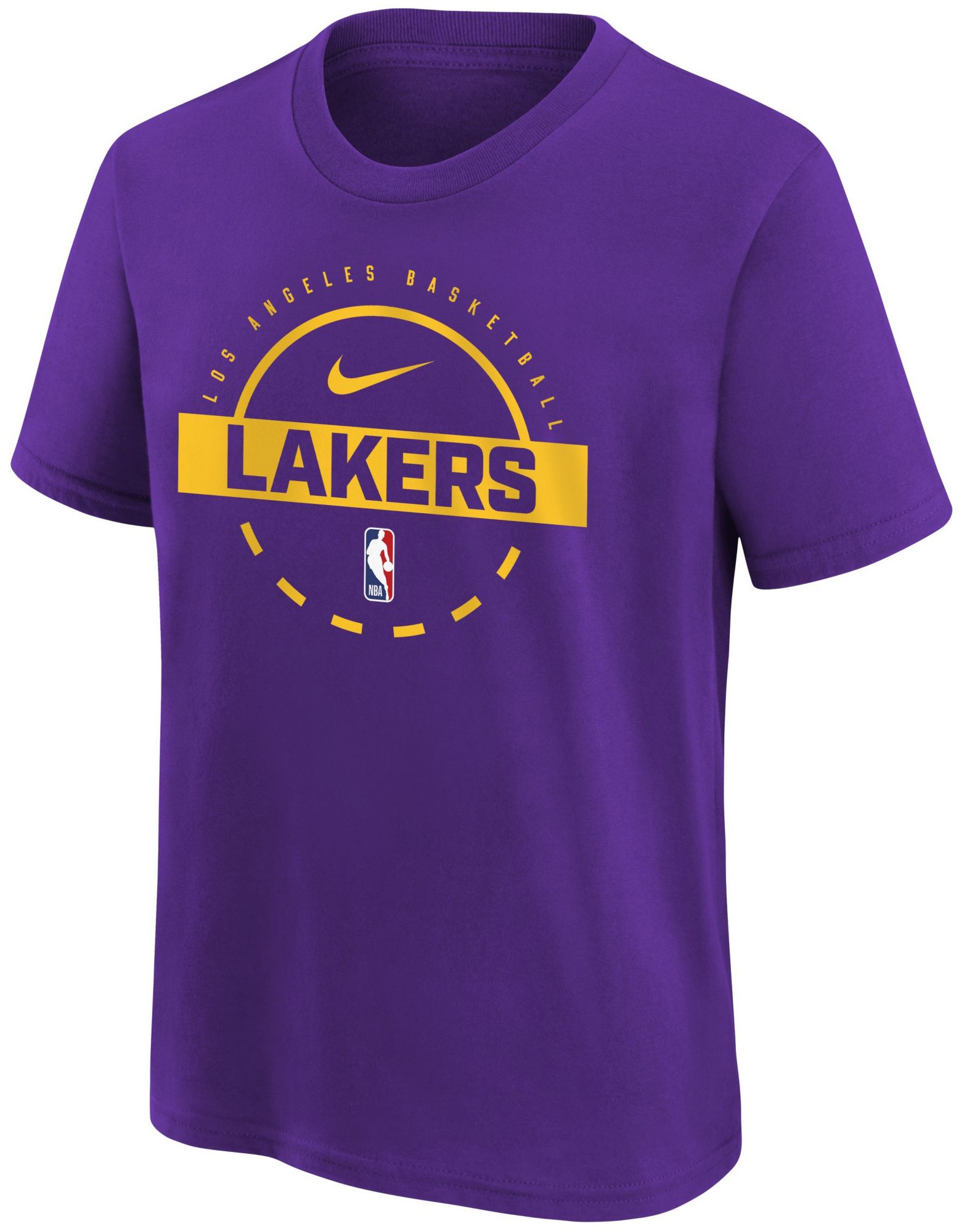 Nike Youth Los Angeles Lakers Purple On Court Practice Long Sleeve T-Shirt product image