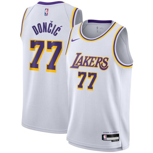 Nike Youth Los Angeles Lakers LeBron James #23 White Swingman