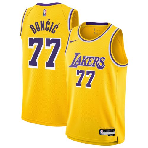 Nike Youth Los Angeles Lakers LeBron James #23 Yellow Swingman