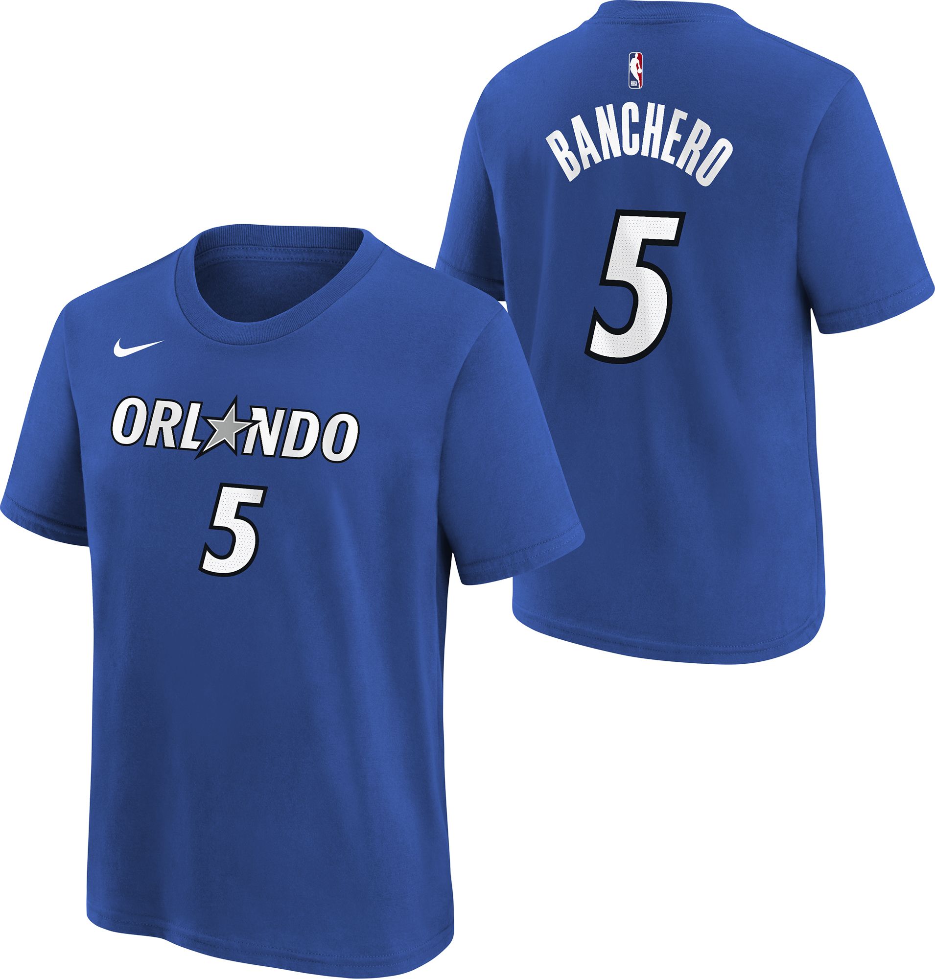 Nike Kids' Orlando Magic Paolo Banchero #5 Blue Icon T-Shirt product image