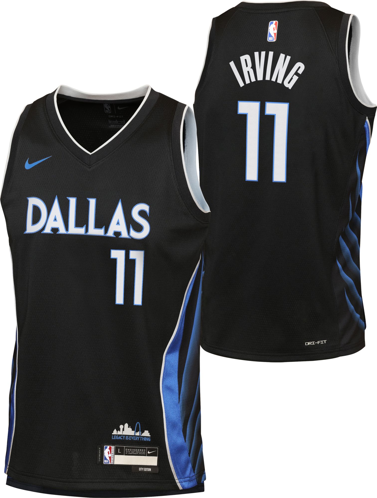 Nike Youth 2025-26 City Edition Dallas Mavericks Kyrie Irving #11 Swingman Jersey product image