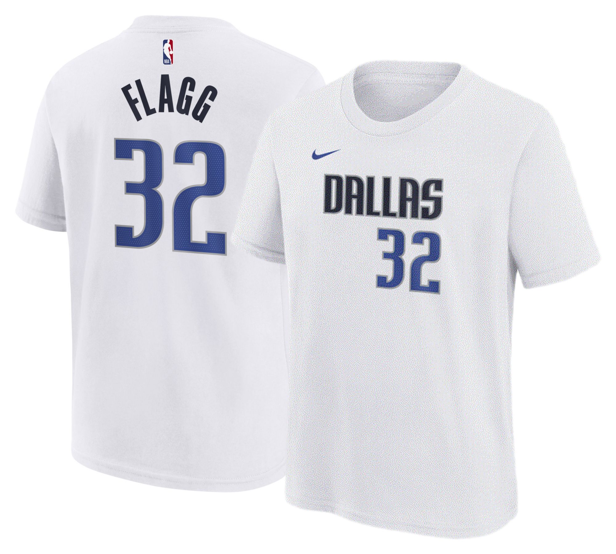 Nike Youth Dallas Mavericks Cooper Flagg #32 White Association T-Shirt product image