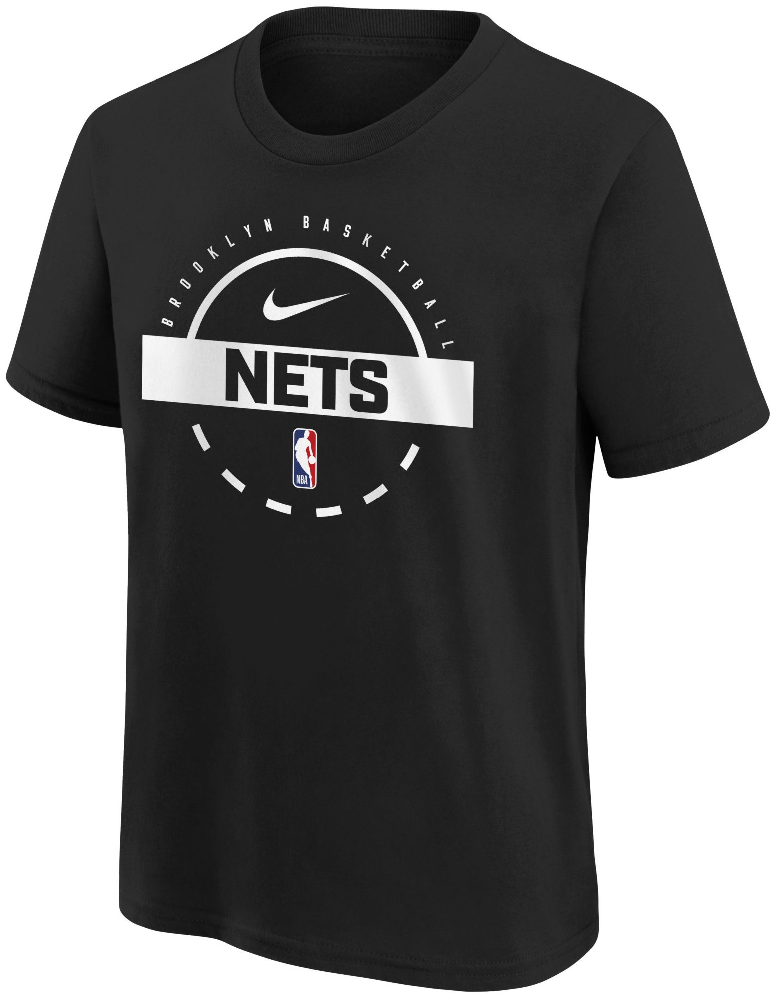 Nike Youth Brooklyn Nets Black On Court Practice T-Shirt product image