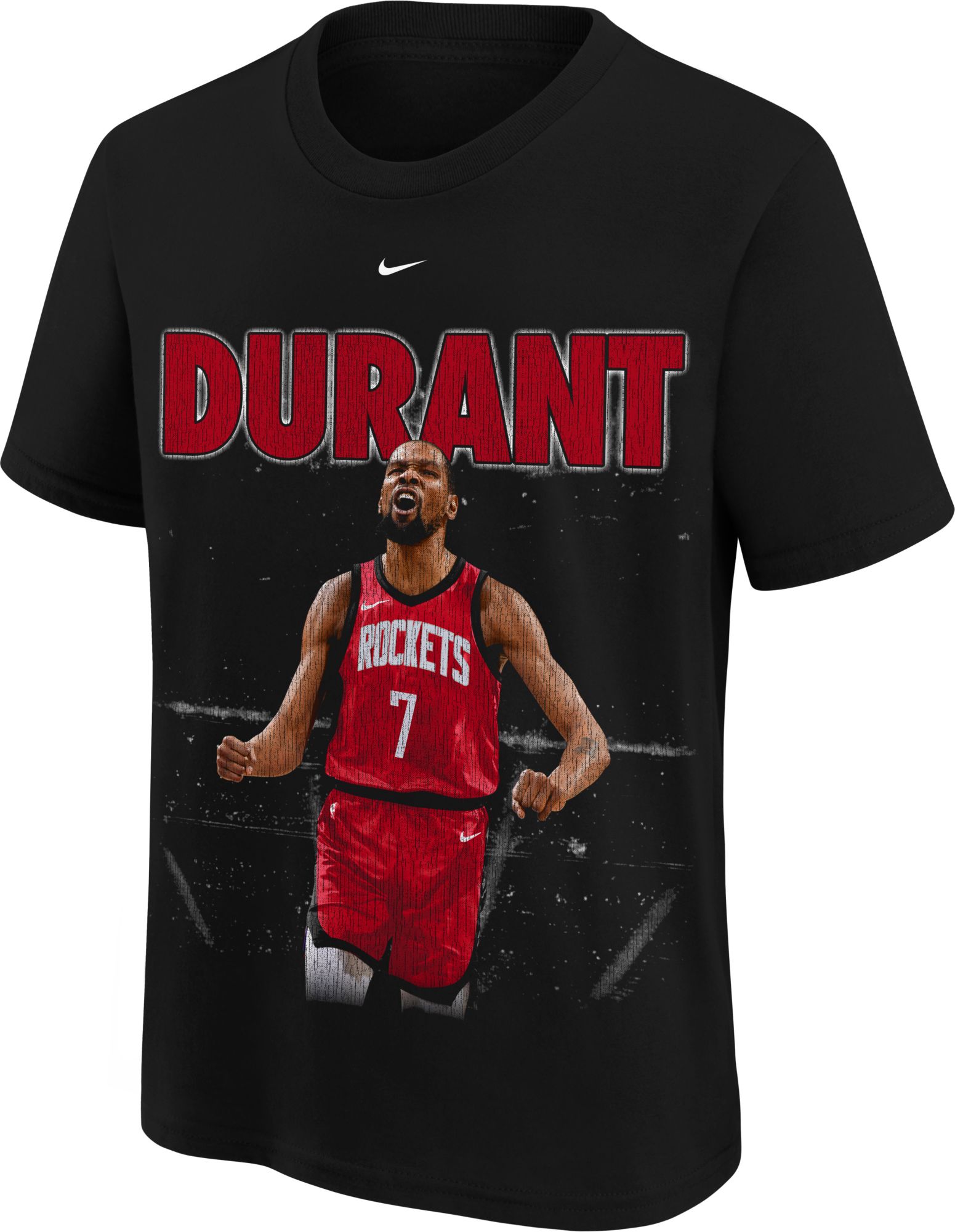 Nike Youth Houston Rockets Kevin Durant #7 New Faces X New Places Black T-Shirt product image