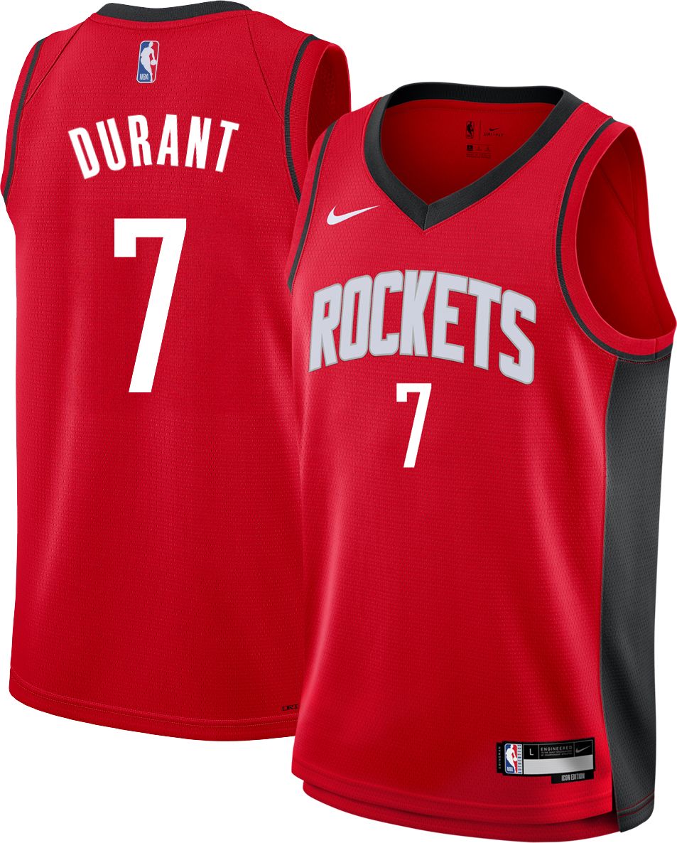 Nike Youth Houston Rockets Kevin Durant #7 Red Swingman Icon Jersey product image