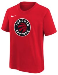 Nike Youth Toronto Raptors Red Essential Logo Short Sleeve T-Shirt ...