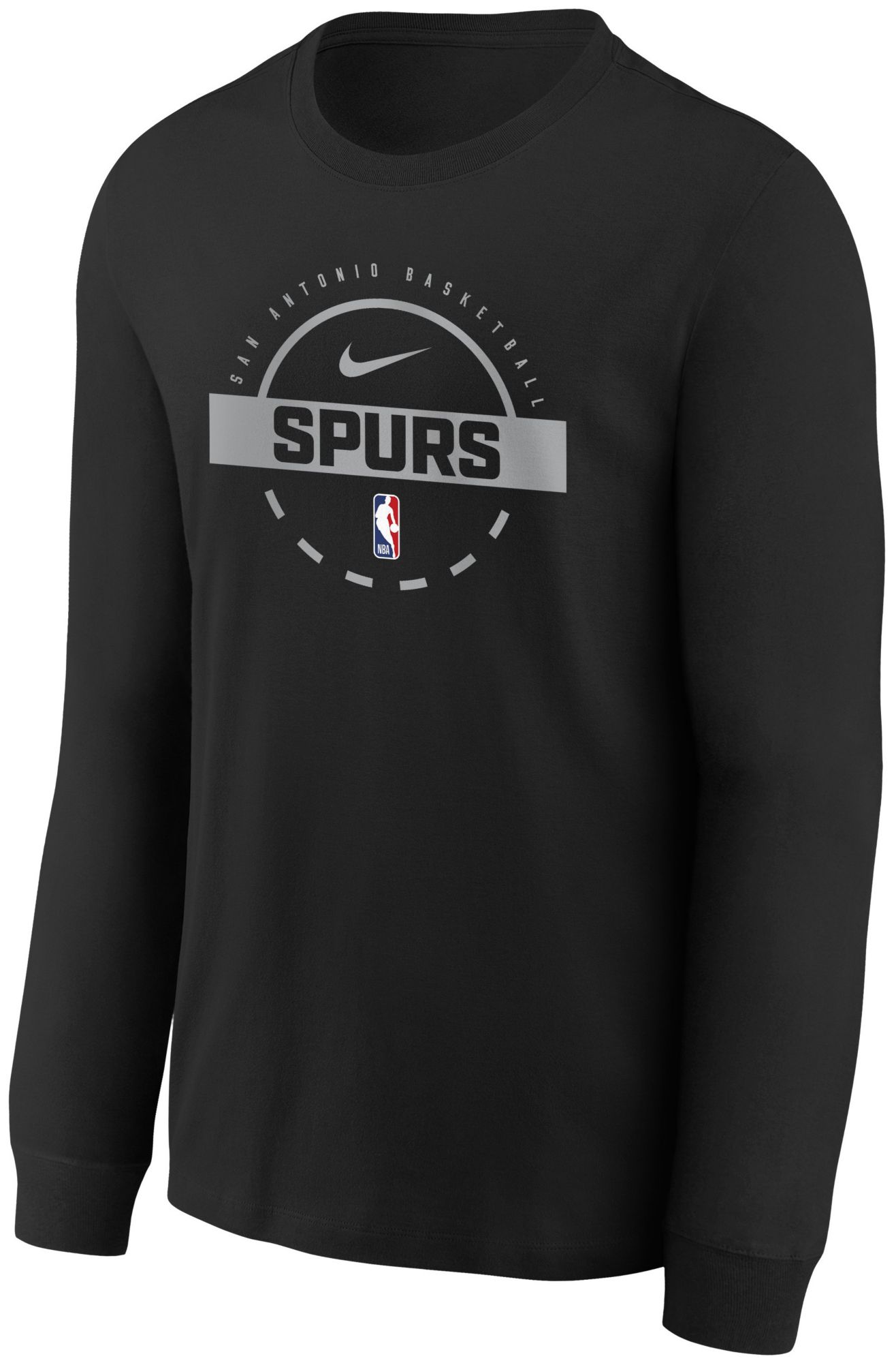 Nike Youth San Antonio Spurs Black On Court Practice Long Sleeve T-Shirt product image