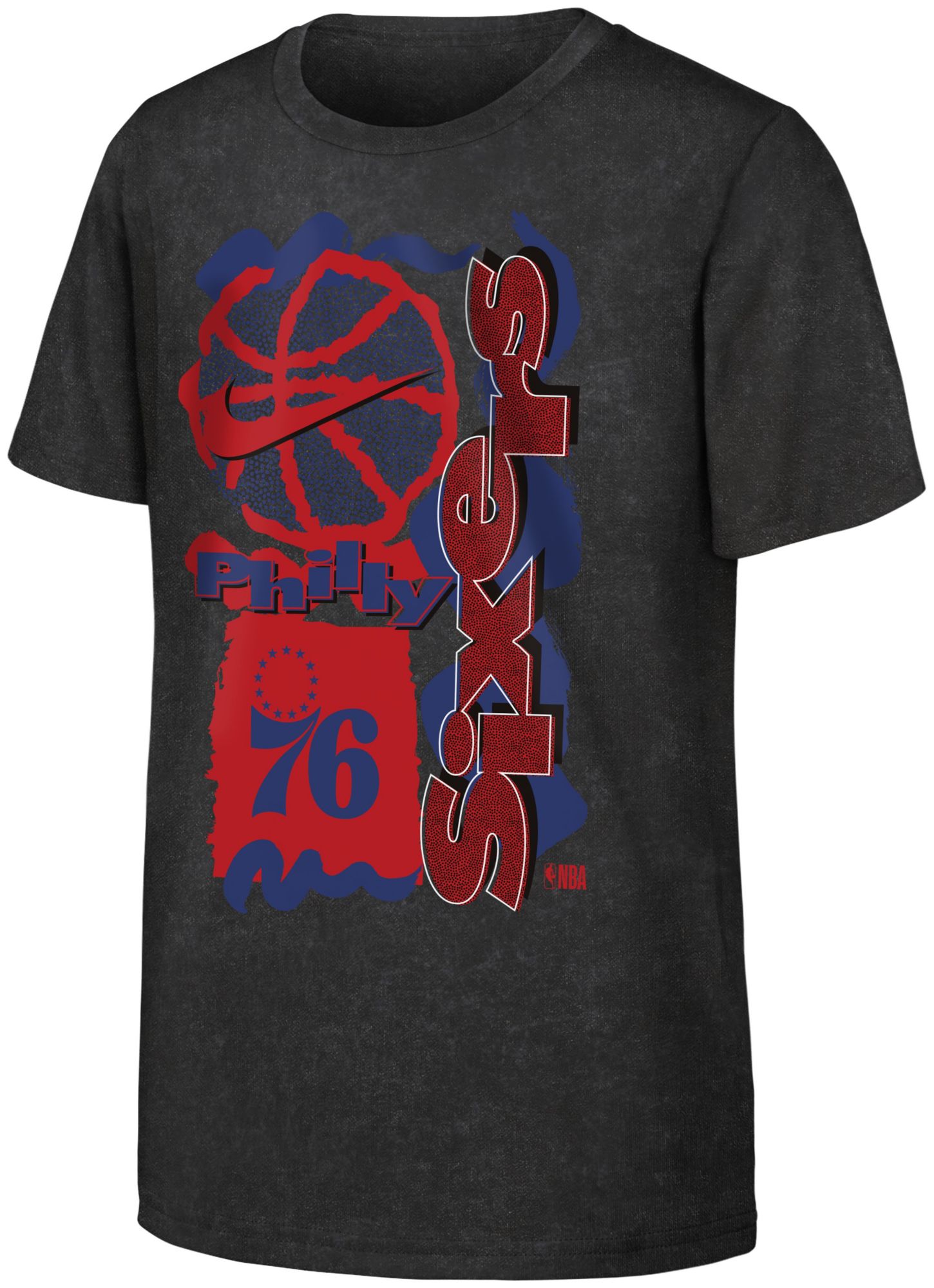 Nike Youth Philadelphia 76ers Black OGC Max 90 Short Sleeve T-Shirt product image