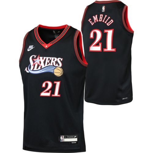 Nike Youth Philadelphia 76ers Tyrese Maxey #0 Blue Swingman Icon